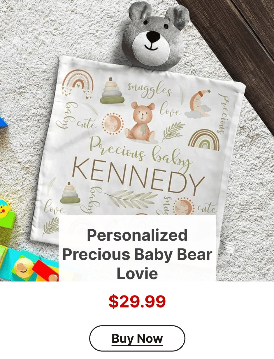 Personalized Precious Baby Bear Lovie