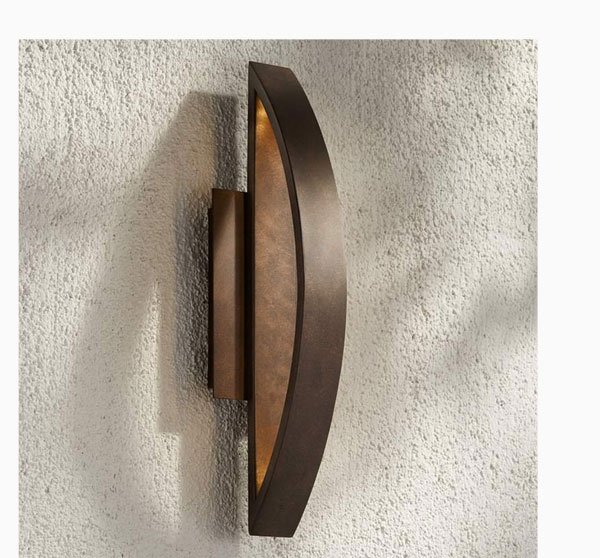 Possini Euro Gateway 20 1/2" High Coppered Arch Outdoor LED Wall Light