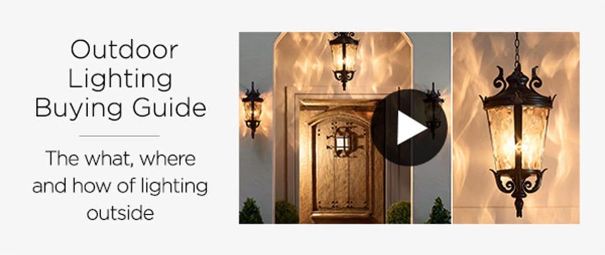 Outdoor Lighting Buying Guide - The what, where and how of lighting outside