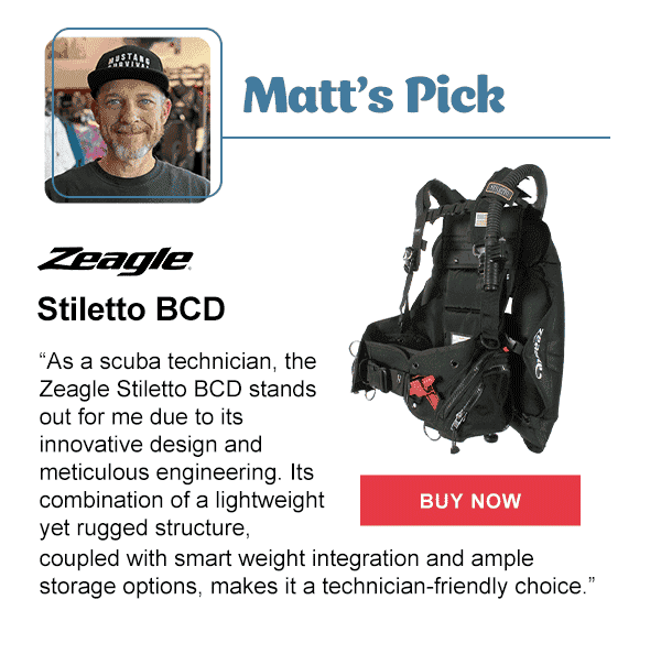Matt's Pick - Zeagle Stiletto BCD | Buy Now