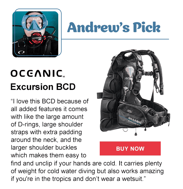 Andrew's Pick - Oceanic Excursion BCD | Buy Now