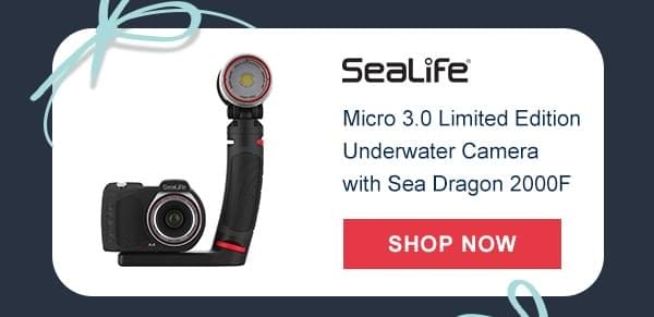SeaLife Micro 3.0 Limited Edition Underwater Camera with Sea Dragon 2000F | Shop Now