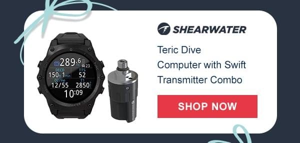 Shearwater Teric Dive Computer with Swift Transmitter Combo | Shop Now