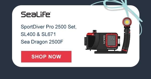 SeaLife SportDiver Pro 2500 Set, SL400 & SL671 Sea Dragon 2500F | Shop Now