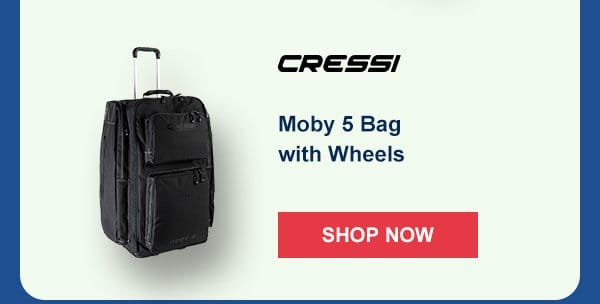Cressi Moby 5 Bag with Wheels | Shop Now