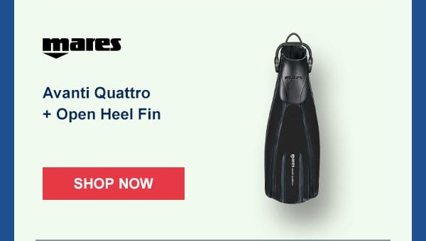 Mares Avanti Quattro + Open Heel Fin | Shop Now