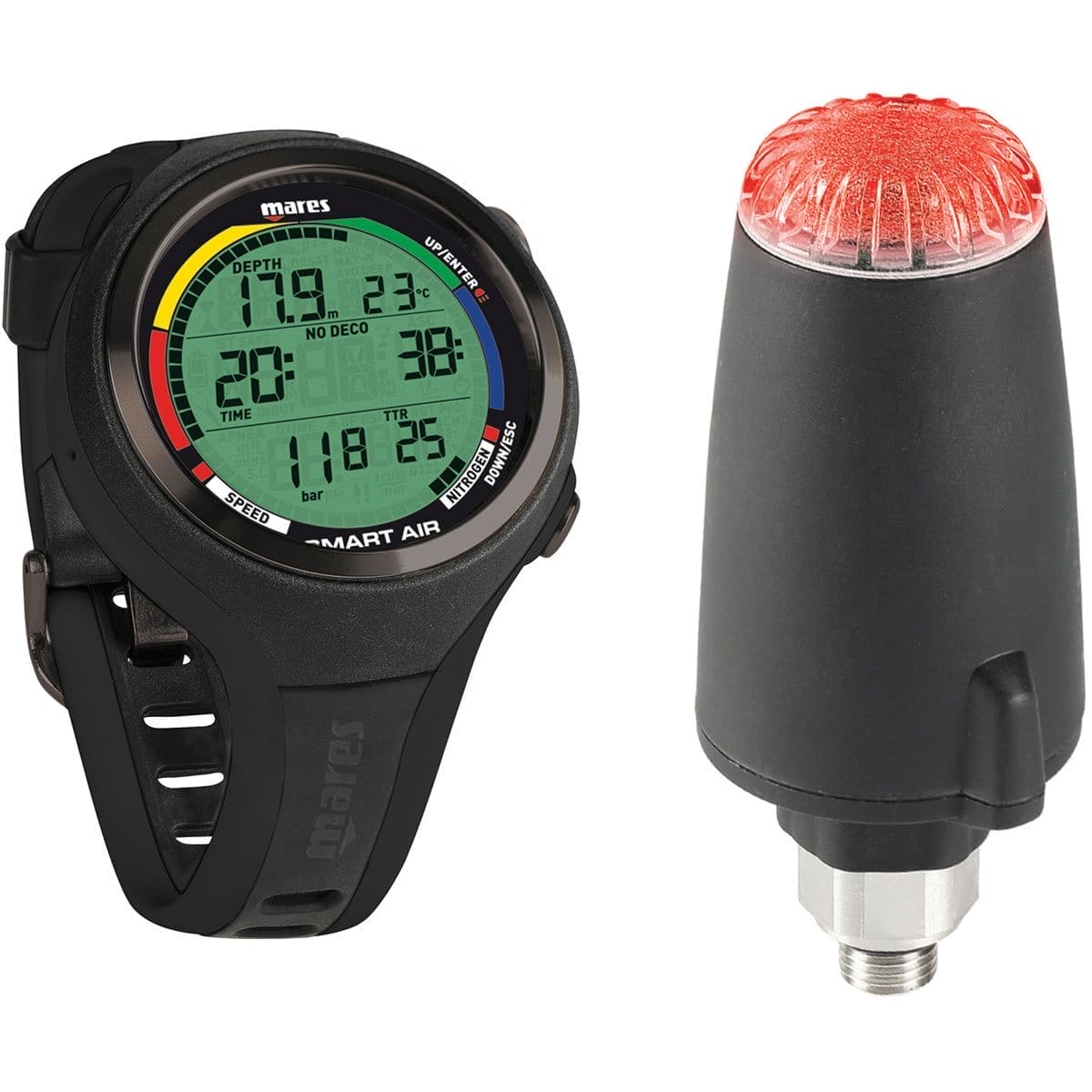 Mares Mares Smart Air Wrist Computer with LED Transmitter