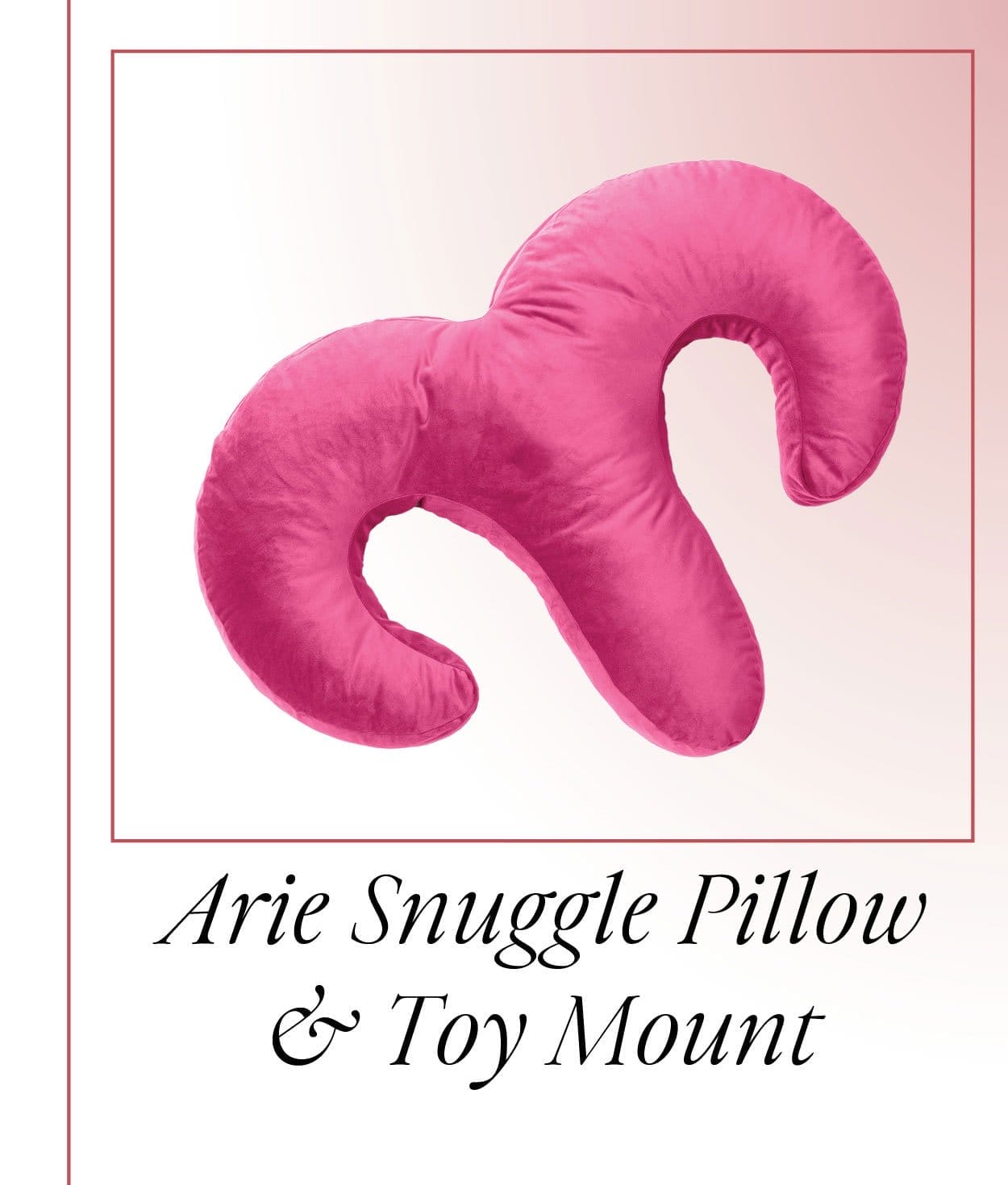 Arie Toy Mount Snuggle Pillow for Couples