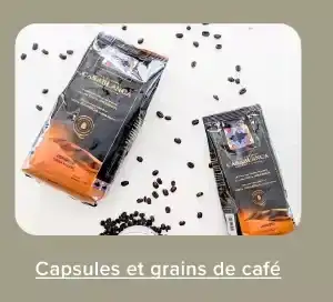 CAPSULES ET GRAINS DE CAFÉ
