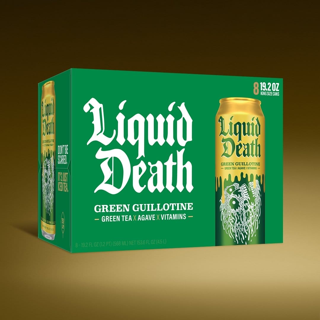 New Liquid Death Flavor Green Guillotine