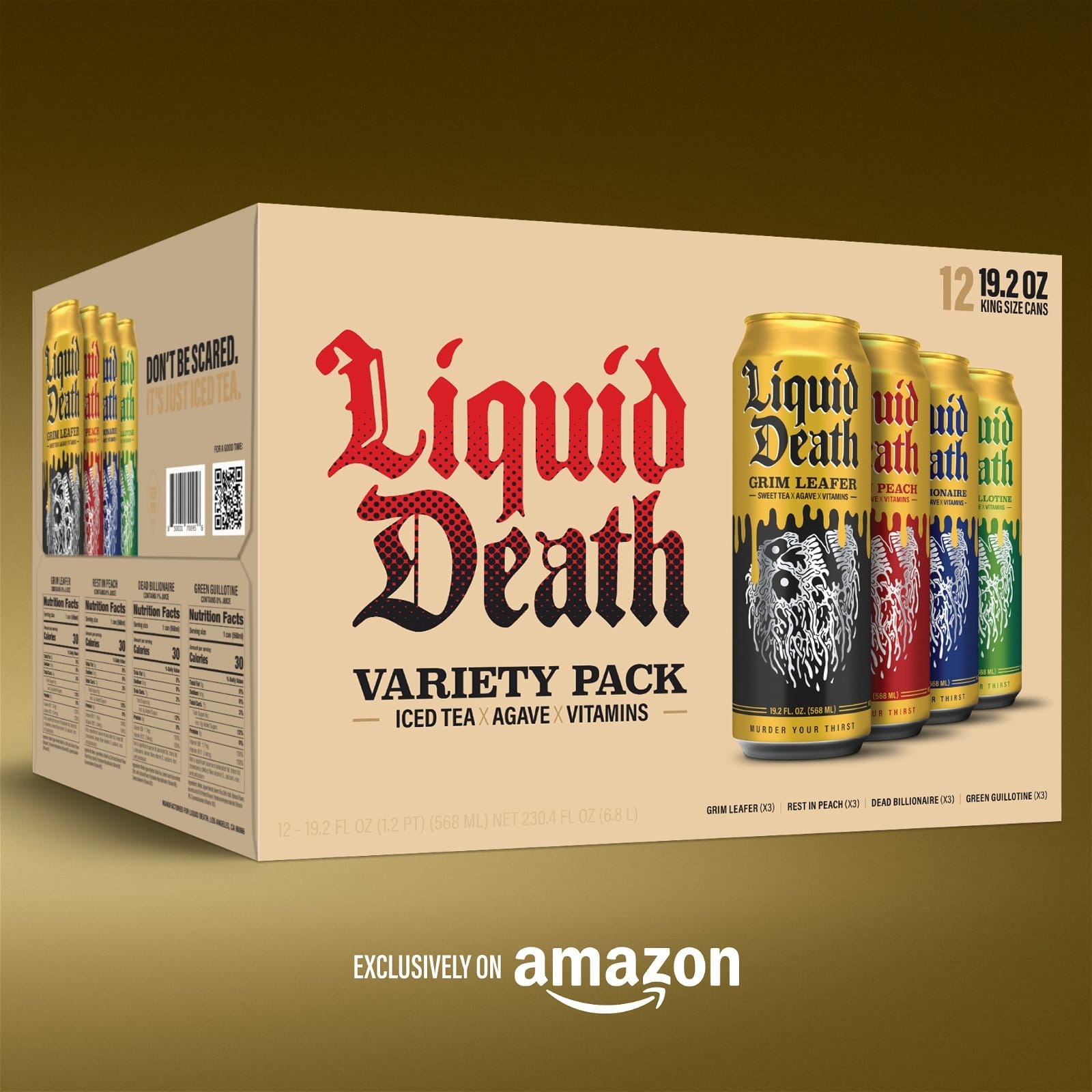 New Liquid Death Iced Tea Variety Pack