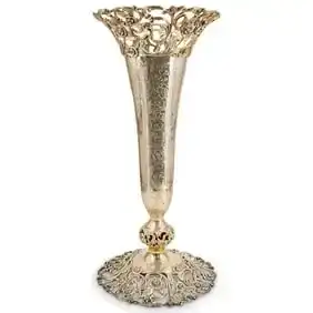 Large Bailey, Banks & Biddle Sterling Silver Trumpet Vase