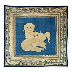 Peking Palace Rug with 'Fo'-Dogs