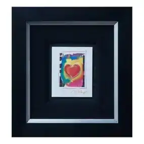 Peter Max Heart Suite III: Heart I Ver.1#111 Mixed Media Acrylic on Paper