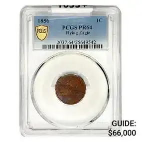 1856 Flying Eagle Cent PCGS PR64