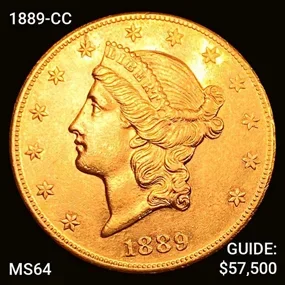 1889-CC \\$20 Gold Double Eagle