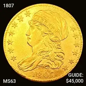 1807 \\$5 Gold Half Eagle