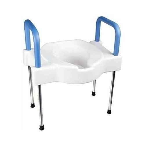 Image of Maddak Extra Wide Tall-Ette Elevated Toilet Seat with Aluminum Legs