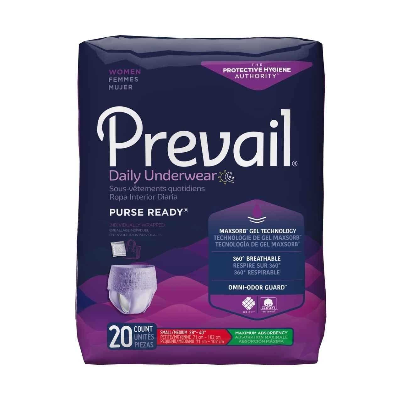 Image of Prevail PurseReady Max Absorbency Underwear for Women
