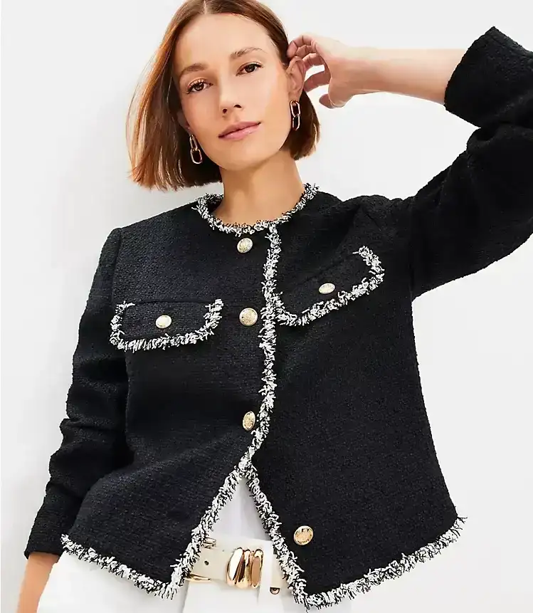 Cropped Tweed Jacket