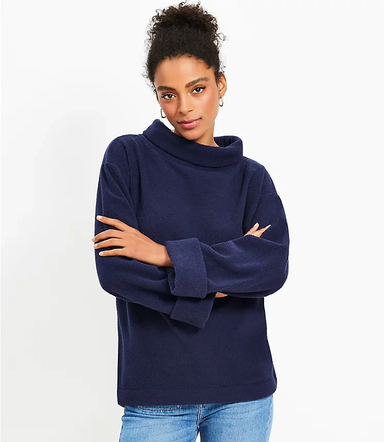 Cozy Funnel Neck Top