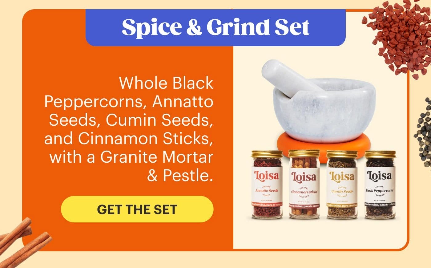 Spice & Grind Set GET THE SET