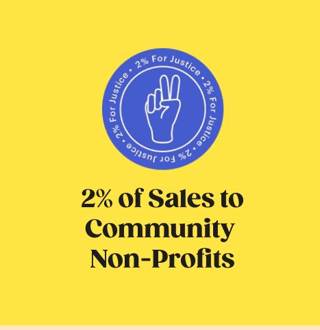 2% SALES TO COMMUNITY NON-PROFITS