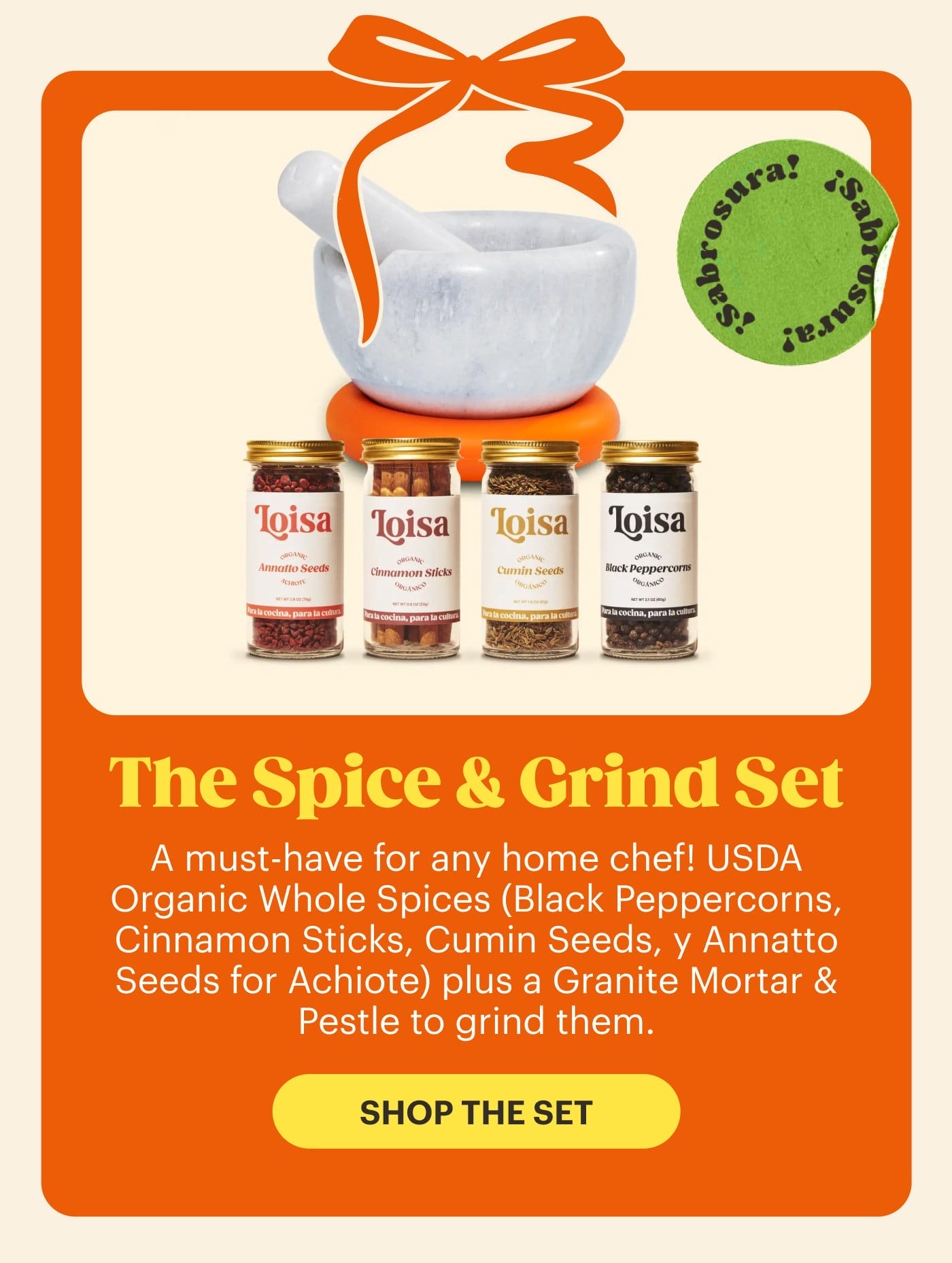 The Spice & Grind Set SHOP THE SET
