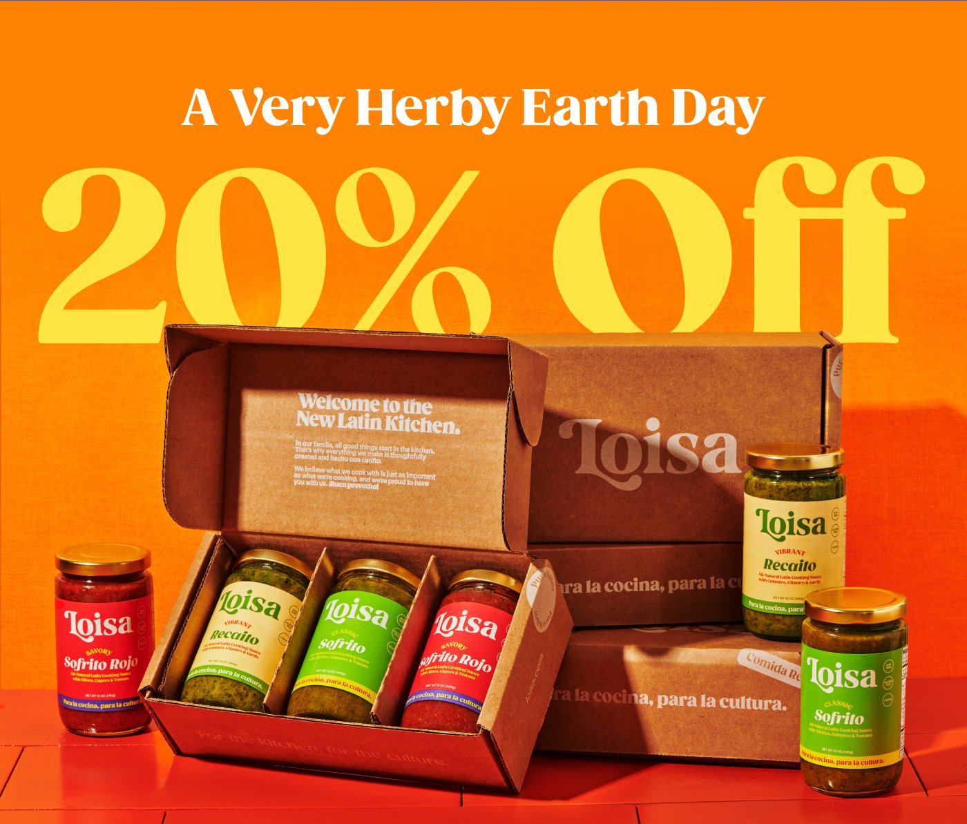 20% off Sofrito for Earth Day