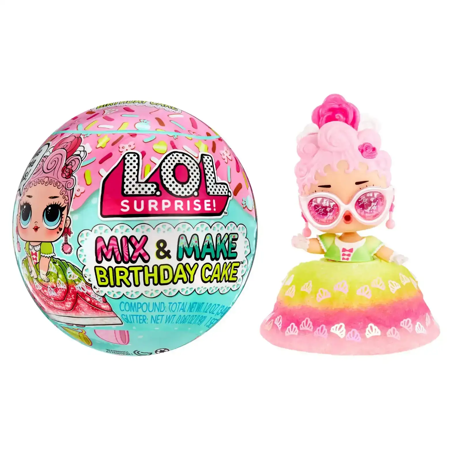 Image of LOL Surprise Mix & Make Birthday Cake Tots