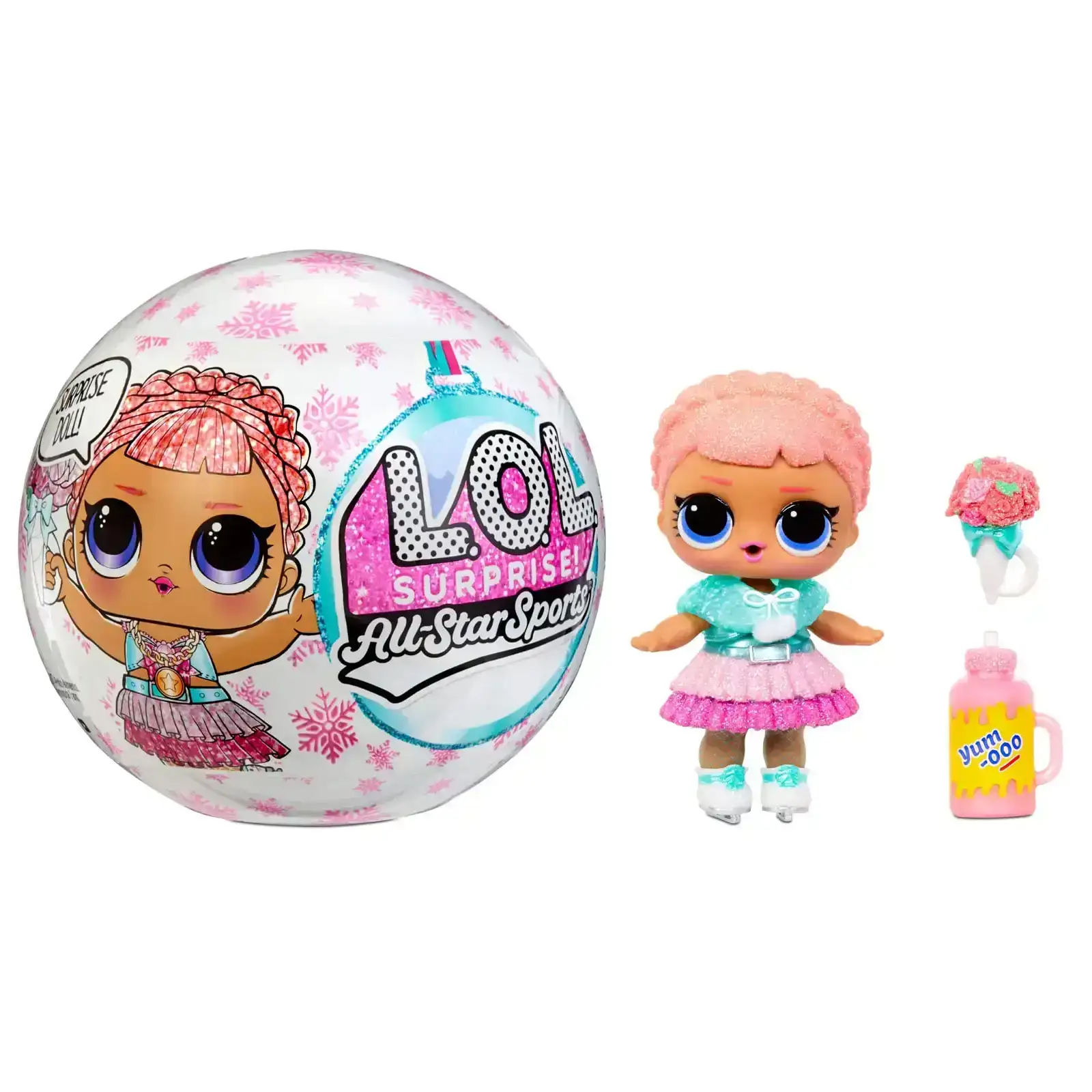 Image of LOL Surprise All-Star Sports Winter Games Sparkly Dolls with 8 Surprises