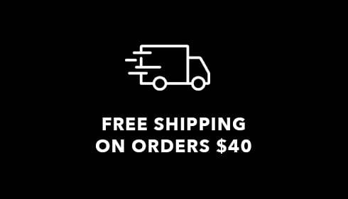 Free Shipping on Orders \\$40+
