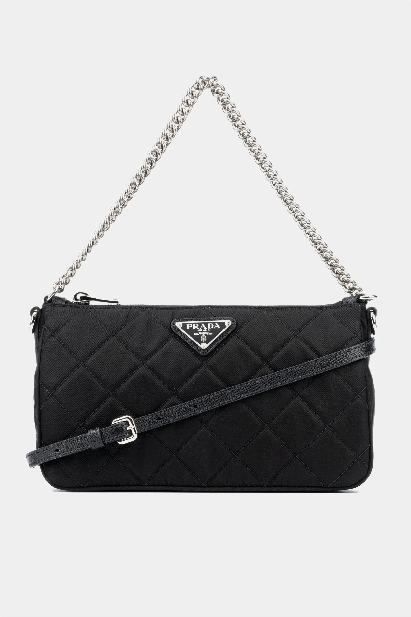 Image of Quilted Chain Shoulder Bag