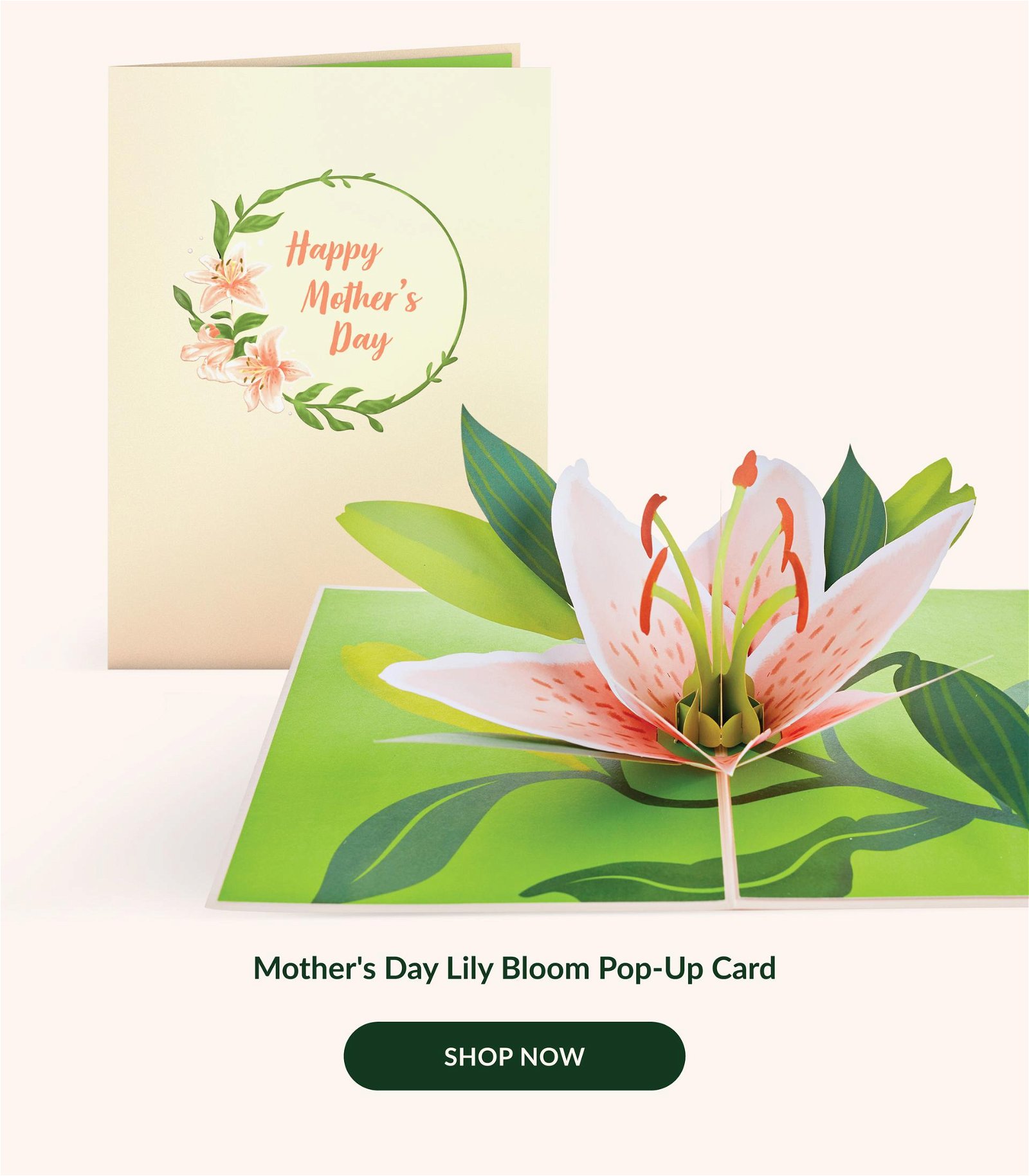 Mother's Day Lily Bloom Pop-Up Card | SHOP NOW