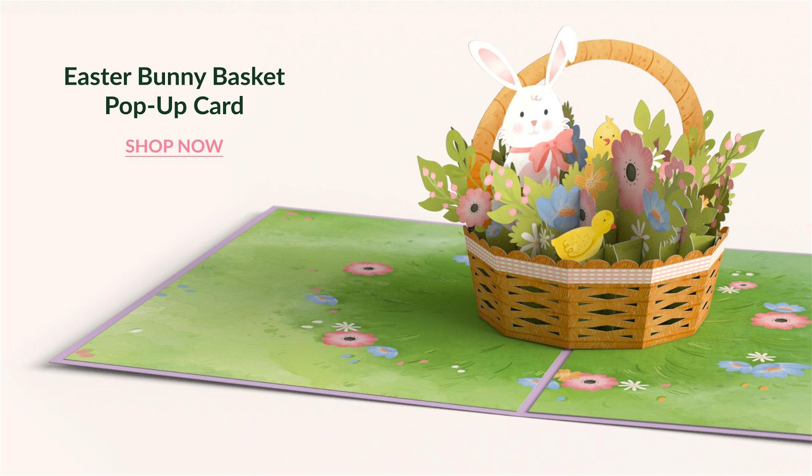 Easter Bunny Basket Pop-Up Card