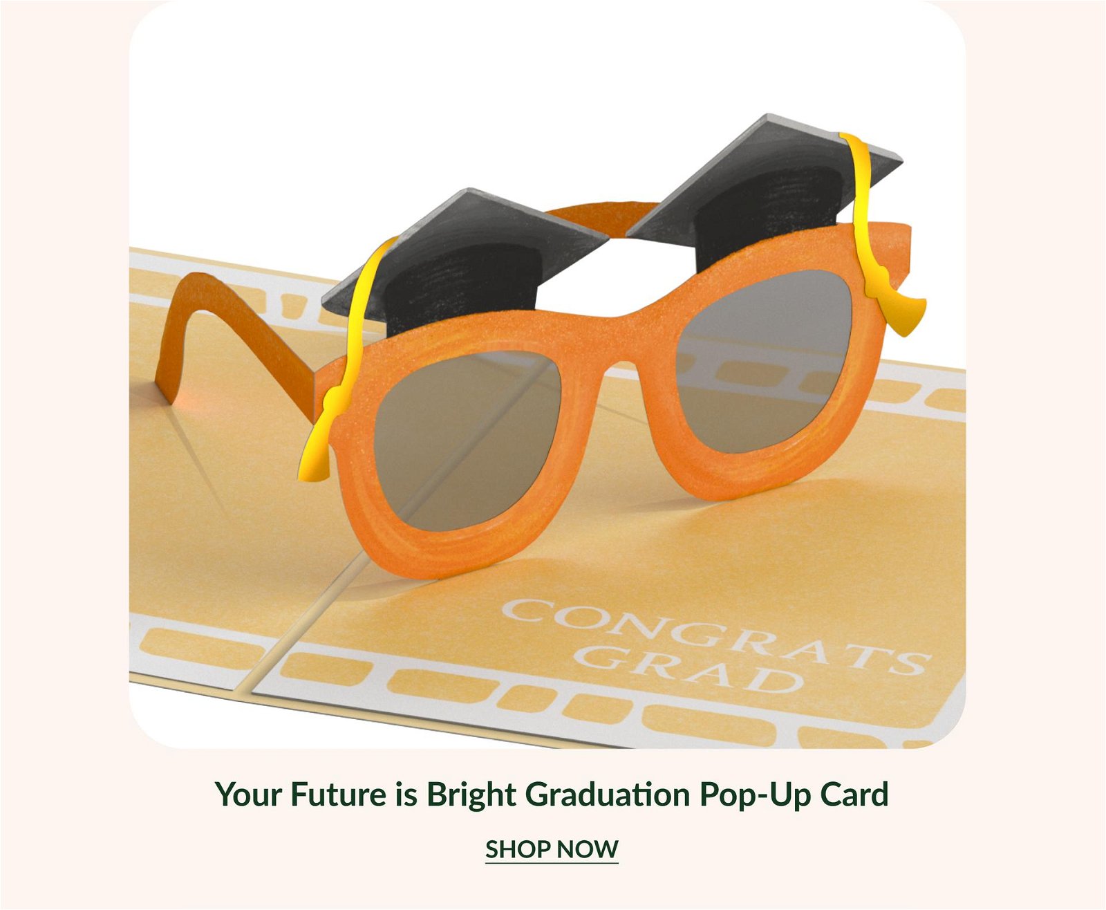 Your Future Is Bright Graduation Pop-Up Card