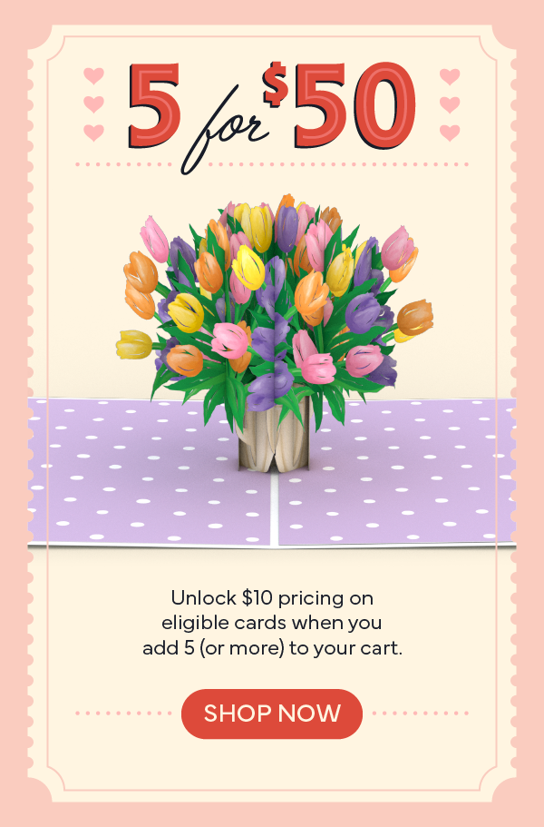 5 Cards for \\$50