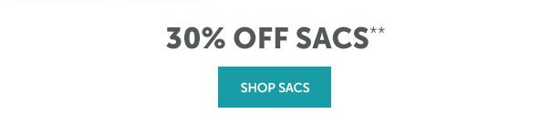 30% Off Sacs