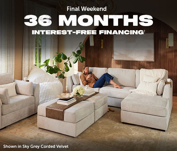 36 Months Insterest-Free Financing