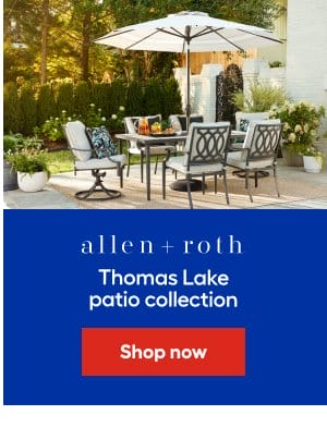 allen + roth Thomas Lake patio collection.