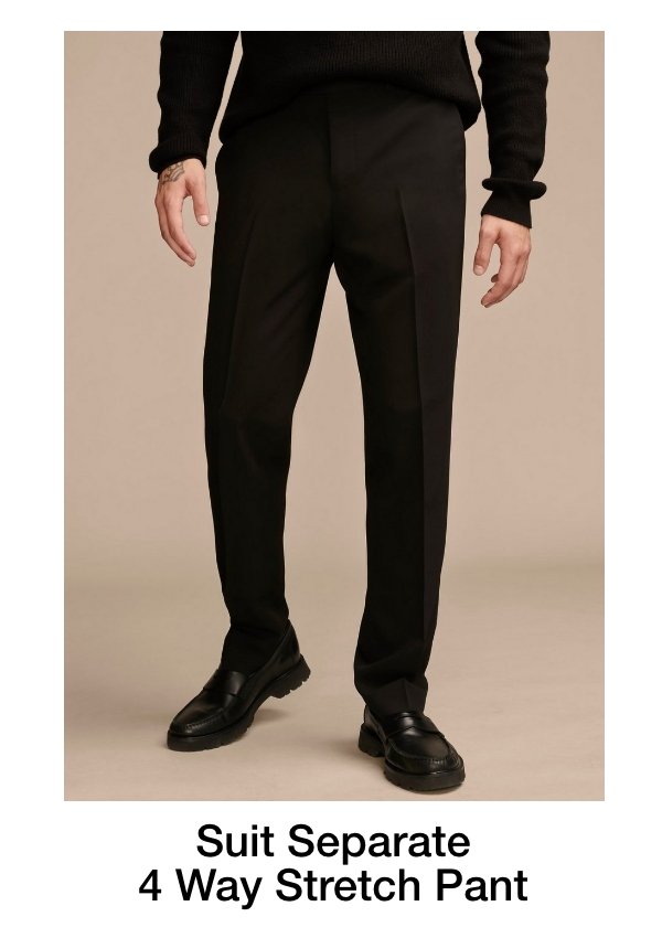 Suit Separate 4 Way Stretch Pant