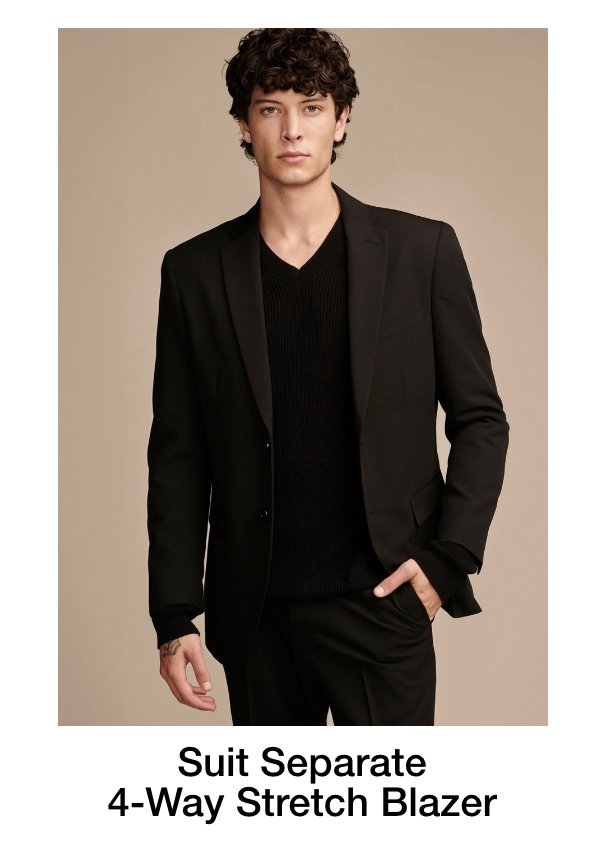 Suit Separate 4-Way Stretch Blazer