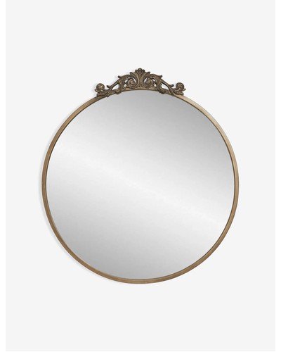 Tulca Round Mirror - Gold