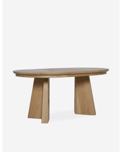 Nycola Extendable Oval Dining Table - Natural Oak