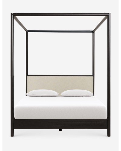 Simonette Canopy Bed - Black / King