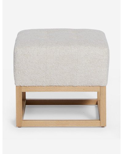Grasmere Ottoman by Ginny Macdonald-Taupe Boucle