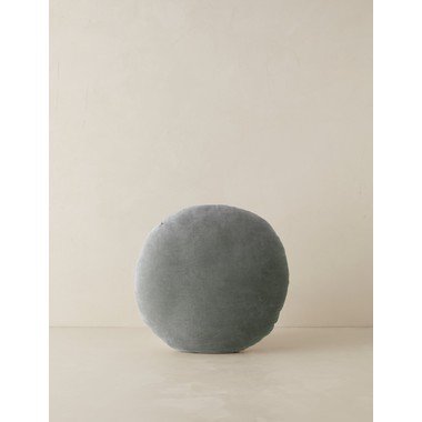 Velvet Round Pillow by Sarah Sherman Samuel-Lichen