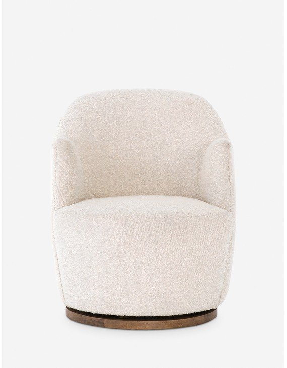 Margie Swivel Chair - Natural Boucle