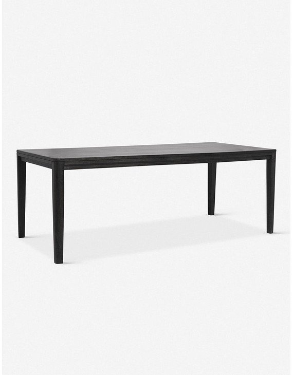 Reese Dining Table - Black / 82"W