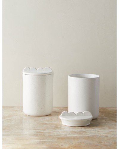 Shapeshifter Ceramic Canister (Set of 2) by Sarah Sherman Samuel-Medium